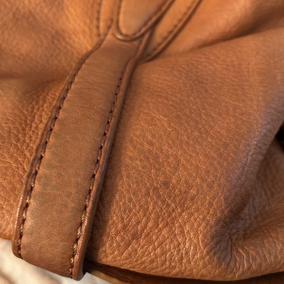 Vintage leather Michael Kors bowler bag - Picture 9 of 16